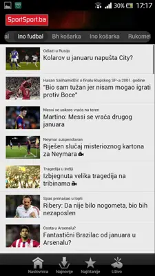 SportSport.ba android App screenshot 5